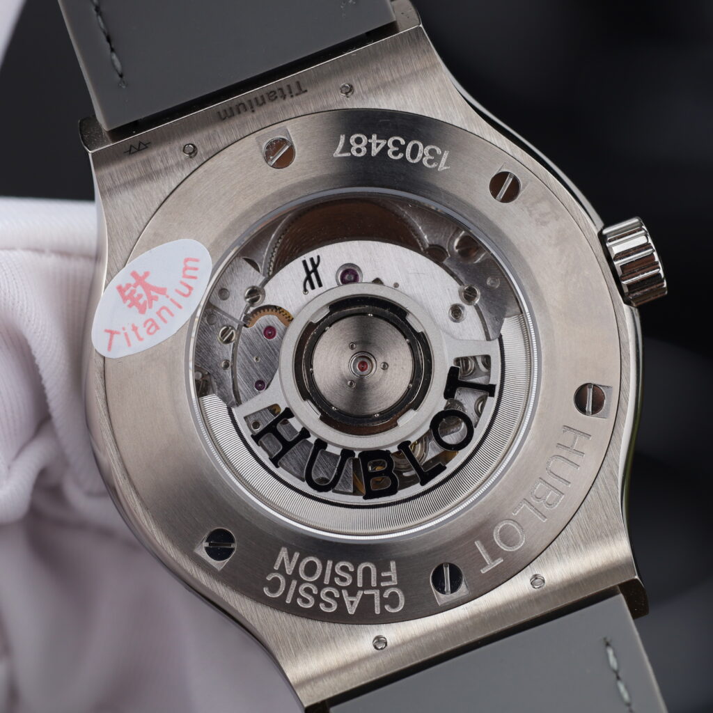 Đồng hồ Hublot Classic Fusion Replica 11 mặt xám vỏ titan siêu nhẹ nhà máy JJZ 42mm (2)