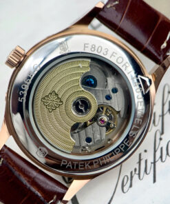 Đồng hồ Patek Philippe 5396R King gold dây da nâu máy nhật giá rẻ 40mm