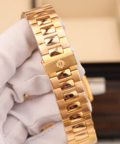 Đồng hồ Patek Philippe Nautilus 5723 Replica 11 bọc vàng hồng 18K đính ruby tổng hợp 40mm (1)