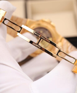 Đồng hồ Patek Philippe Nautilus 5723 Replica 11 bọc vàng hồng 18K đính ruby tổng hợp 40mm (1)