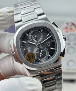 Đồng hồ Patek Philippe Nautilus 5990 Replica 11 mặt xám máy cơ Thụy Sỹ xưởng P1 40 (3)