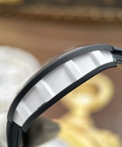 Đồng hồ Richard Mille RM055 Rep 11 vỏ gốm viền trắng dây cao su xưởng ZF 49.9×42 (1)