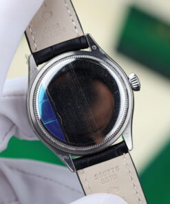 Đồng hồ Rolex Cellini 50525 Rep cao cấp mặt trắng dây da đen 39mm (2)