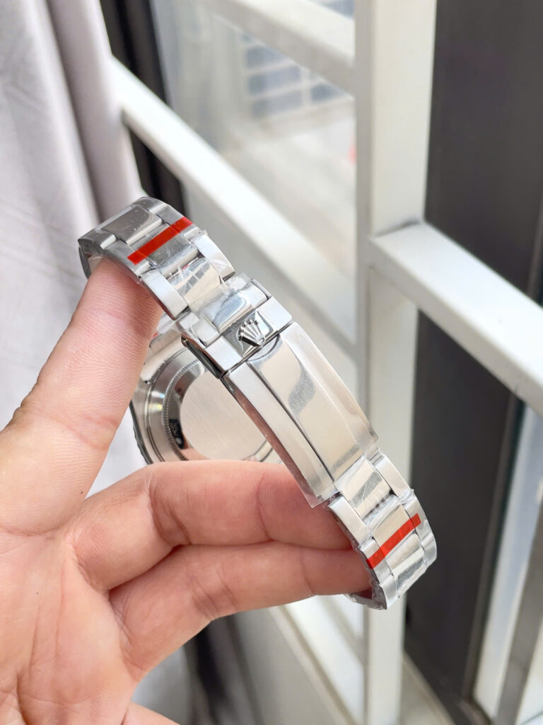 Đồng hồ Rolex Yacht Master nam dây kim loại máy cơ nhật giá rẻ fake 11 40mm