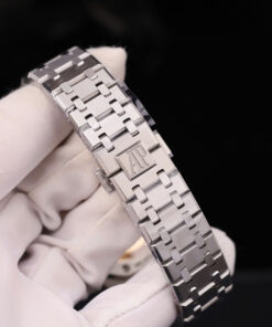 Đồng hồ nam Rep 11 Audemars Piguet Royal Oak 15500 mặt xanh lá cây dây kim loại xưởng APS 41mm (2)