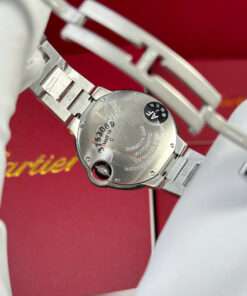 Đồng hồ nữ Cartier Ballon Bleu chế tác dây kim loại máy cơ tự động xưởng AF 33mm (2)