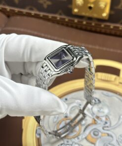 Đồng hồ nữ Cartier Replica 11 Panthere Small Model mặt xám máy pin Thụy Sỹ 23x30mm (2)