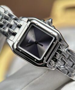 Đồng hồ nữ Cartier Replica 11 Panthere Small Model mặt xám máy pin Thụy Sỹ 23x30mm (2)