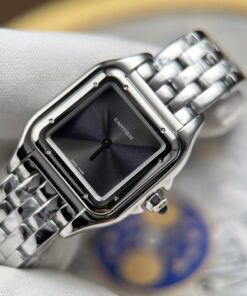 Đồng hồ nữ Cartier Replica 11 Panthere Small Model mặt xám máy pin Thụy Sỹ 23x30mm (2)