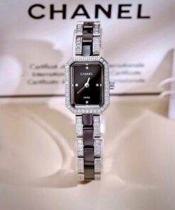 Đồng Hồ Chanel Premiere H2163 Nữ Dây Kim Loại Đính Đá Like Auth 20x26mm