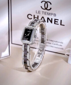 Đồng Hồ Chanel Premiere H2163 Nữ Dây Kim Loại Đính Đá Like Auth 20x26mm