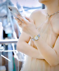 Đồng Hồ Movado Museum Classic Nữ Vàng Gold Dây Kim Loại Fake Cao Cấp 30mm