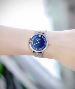 Đồng Hồ Versace VE6C00623 Greca Time dây kim loại mặt xanh blue like auth 35mm