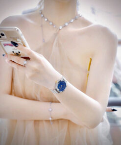 Đồng Hồ Versace VE6C00623 Greca Time dây kim loại mặt xanh blue like auth 35mm