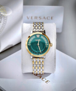 Đồng Hồ Versace VE6C00623 Greca Time nữ demi mặt xanh ngọc like auth 35mm