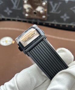 Đồng hồ Hublot Big Bang Unico King Gold Rep 11 đính full đá dây cao su 45mm (2)