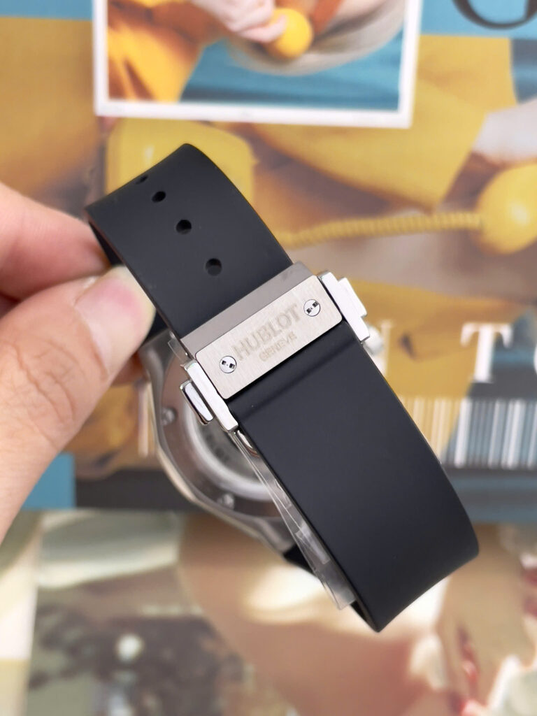 Đồng hồ Hublot Orlinski nam đính đá dây cao su máy nhật giá rẻ fake cao cấp 40mm