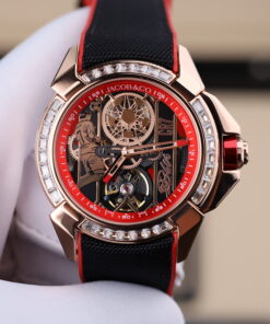 Đồng hồ Jacob & Co CR7 Epic X Flight Of CR7 Rep 11 màu đỏ máy pin Thuỵ Sỹ 44mm (2)