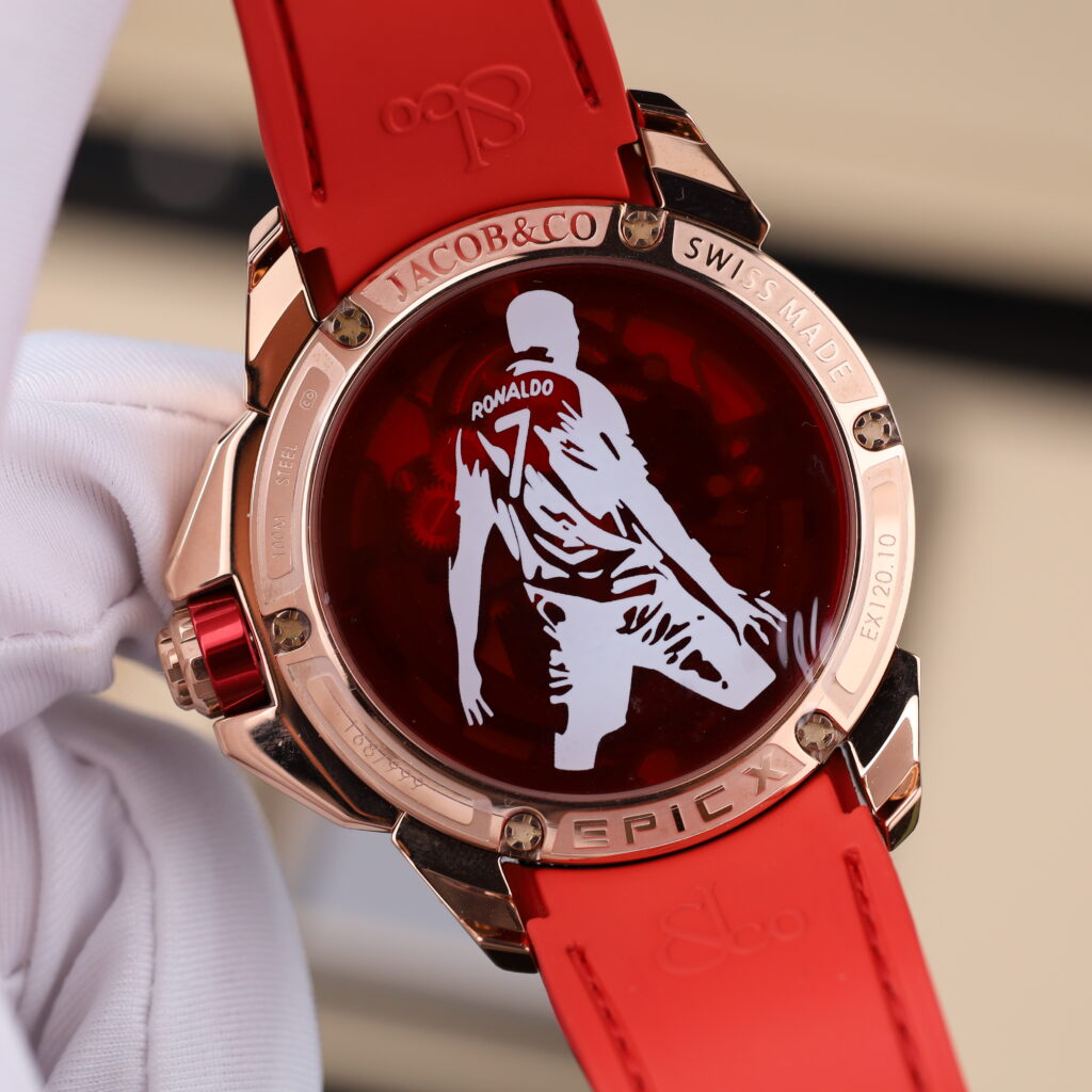 Đồng hồ Jacob & Co CR7 Epic X Flight Of CR7 Rep 11 màu đỏ máy pin Thuỵ Sỹ 44mm (2)