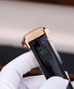 Đồng hồ Jacob & Co Oil Pump Replica 11 vỏ mạ vàng hồng dây da 44mm (1)