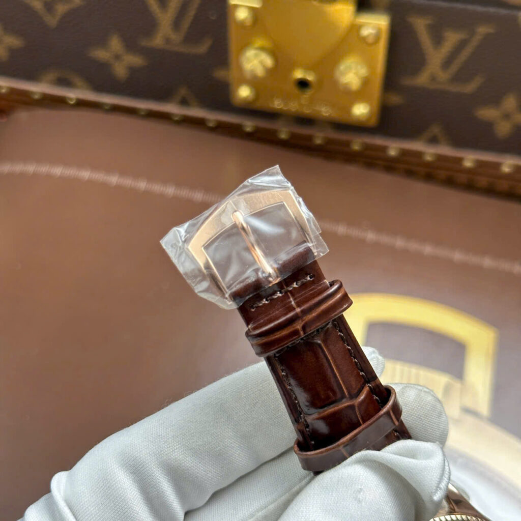 Đồng hồ Patek Philippe Rep 11 Calatrava 6119R mặt trắng vỏ mạ vàng hồng 39mm (1)