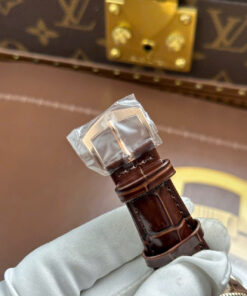 Đồng hồ Patek Philippe Rep 11 Calatrava 6119R mặt trắng vỏ mạ vàng hồng 39mm (1)