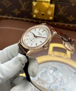 Đồng hồ Patek Philippe Rep 11 Calatrava 6119R mặt trắng vỏ mạ vàng hồng 39mm (1)