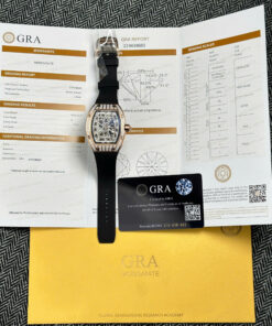 Đồng hồ Richard Mille RM67-01 Rep 11 máy cơ Thuỵ Sỹ vỏ đính full kim cương moissanite 38.7×47 (2)