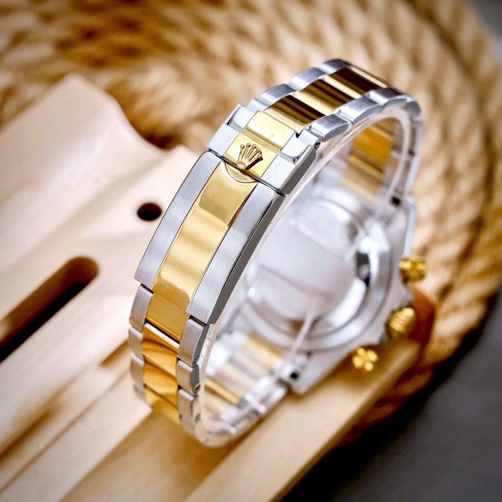 Đồng hồ Rolex Cosmograph Daytona Nam Demi Cọc Số Đá Fake Cao Cấp 40mm