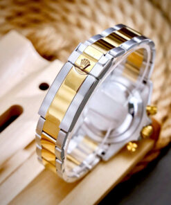 Đồng hồ Rolex Cosmograph Daytona Nam Demi Cọc Số Đá Fake Cao Cấp 40mm