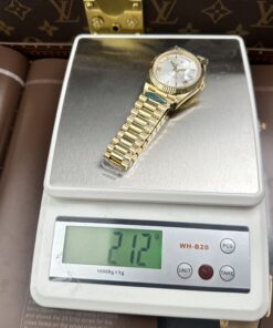Đồng hồ Rolex Day-Date Replica 11 mặt bạc máy calibre 3255 Thuỵ Sỹ xưởng RC 40mm (2)