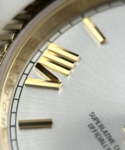 Đồng hồ Rolex Day-Date Replica 11 mặt bạc máy calibre 3255 Thuỵ Sỹ xưởng RC 40mm (2)