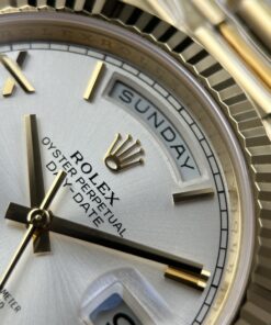 Đồng hồ Rolex Day-Date Replica 11 mặt bạc máy calibre 3255 Thuỵ Sỹ xưởng RC 40mm (2)