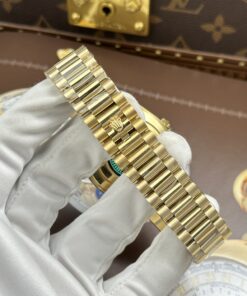 Đồng hồ Rolex Day-Date Replica cao cấp mặt đen máy calibre 3255 Thuỵ Sỹ xưởng RC 40mm (2)