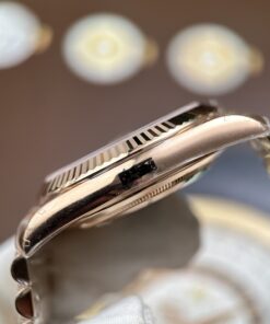 Đồng hồ Rolex Day-Date chế tác mặt trắng sứ trọng lượng 212 gram chuẩn auth xưởng RC 40mm (2)