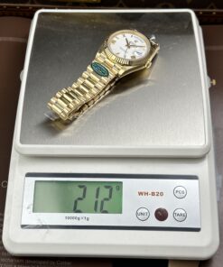Đồng hồ Rolex Day-Date nam chế tác mặt trắng sứ máy calibre 3255 Thuỵ Sỹ xưởng RC 40mm (2)