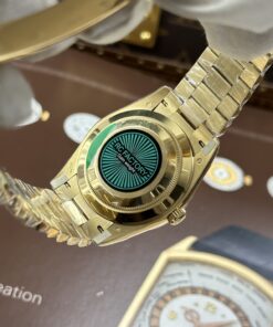 Đồng hồ Rolex Day-Date nam chế tác mặt trắng sứ máy calibre 3255 Thuỵ Sỹ xưởng RC 40mm (2)