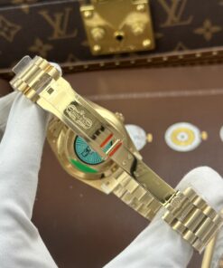 Đồng hồ Rolex Day-Date nam chế tác mặt trắng sứ máy calibre 3255 Thuỵ Sỹ xưởng RC 40mm (2)