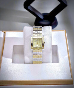 Đồng hồ Versace Mosaic nữ demi vàng gold dây kim loại máy pin nhật like auth 22mm