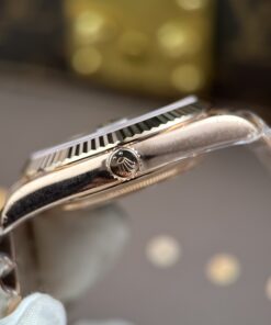 Đồng hồ nam Rolex Day-Date Replica 11 mặt xanh lá cây máy calibre 3255 Thuỵ Sỹ xưởng RC 40mm (2)