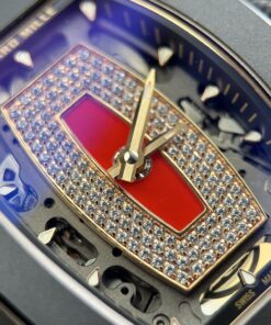 Đồng hồ nữ Richard Mille RM07-01 Replica 11 vỏ gốm đen máy cơ Thuỵ Sỹ super clone xưởng ZF 36mm (2)