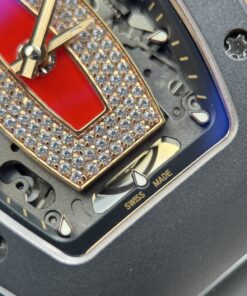 Đồng hồ nữ Richard Mille RM07-01 Replica 11 vỏ gốm đen máy cơ Thuỵ Sỹ super clone xưởng ZF 36mm (2)