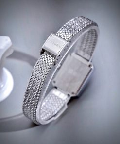 Đồng Hồ Chanel Première nữ dây kim loại mặt đen đính đá like auth 20x26mmm