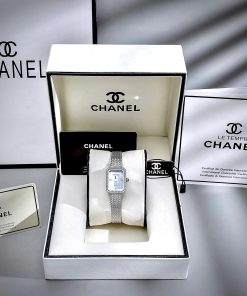 Đồng Hồ Chanel Première nữ mặt xà cừ trắng đính đá viền like auth 20x26mmm