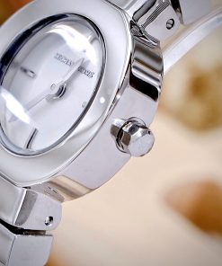 Đồng Hồ Michael Kors Gramercy Analogue nữ mặt xà cừ dây kim loại like auth 21mm