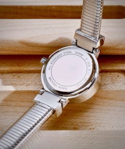 Đồng Hồ Michael Kors Gramercy Analogue nữ mặt xà cừ dây kim loại like auth 21mm