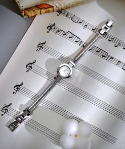 Đồng Hồ Michael Kors Gramercy Analogue nữ mặt xà cừ dây kim loại like auth 21mm