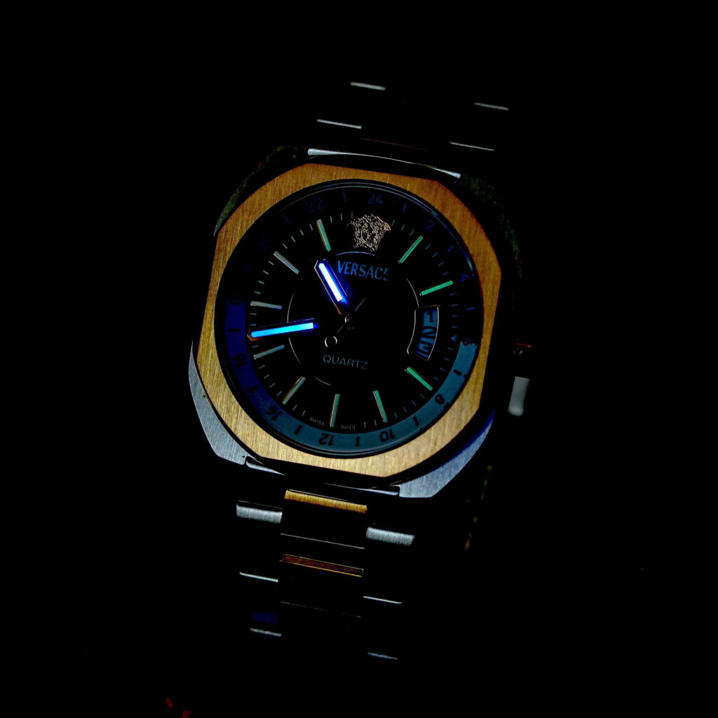 Đồng Hồ Versace Couple nam demi mặt xanh ngọc máy pin nhật like auth 42mm