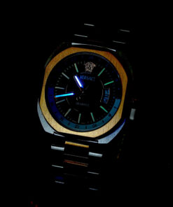 Đồng Hồ Versace Couple nam demi mặt xanh ngọc máy pin nhật like auth 42mm