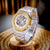 Đồng hồ Audemars Piguet Royal Oak Skeleton demi vàng gold fake cao cấp 42mm